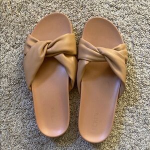 Jcrew slide-on sandals - new